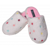 Chinelo Ladora Nuvem Feminino Branco com Bolinha - LN2308