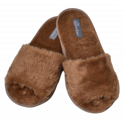 Chinelo Ladora Slide Feminino Marrom - LA2312