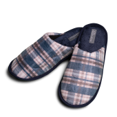 Chinelo Ladora Masculino Estampado Xadrez Marinho - LE2421