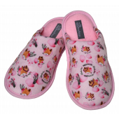 Chinelo Ladora Estampado Feminino Raposa Rosa - LE2360